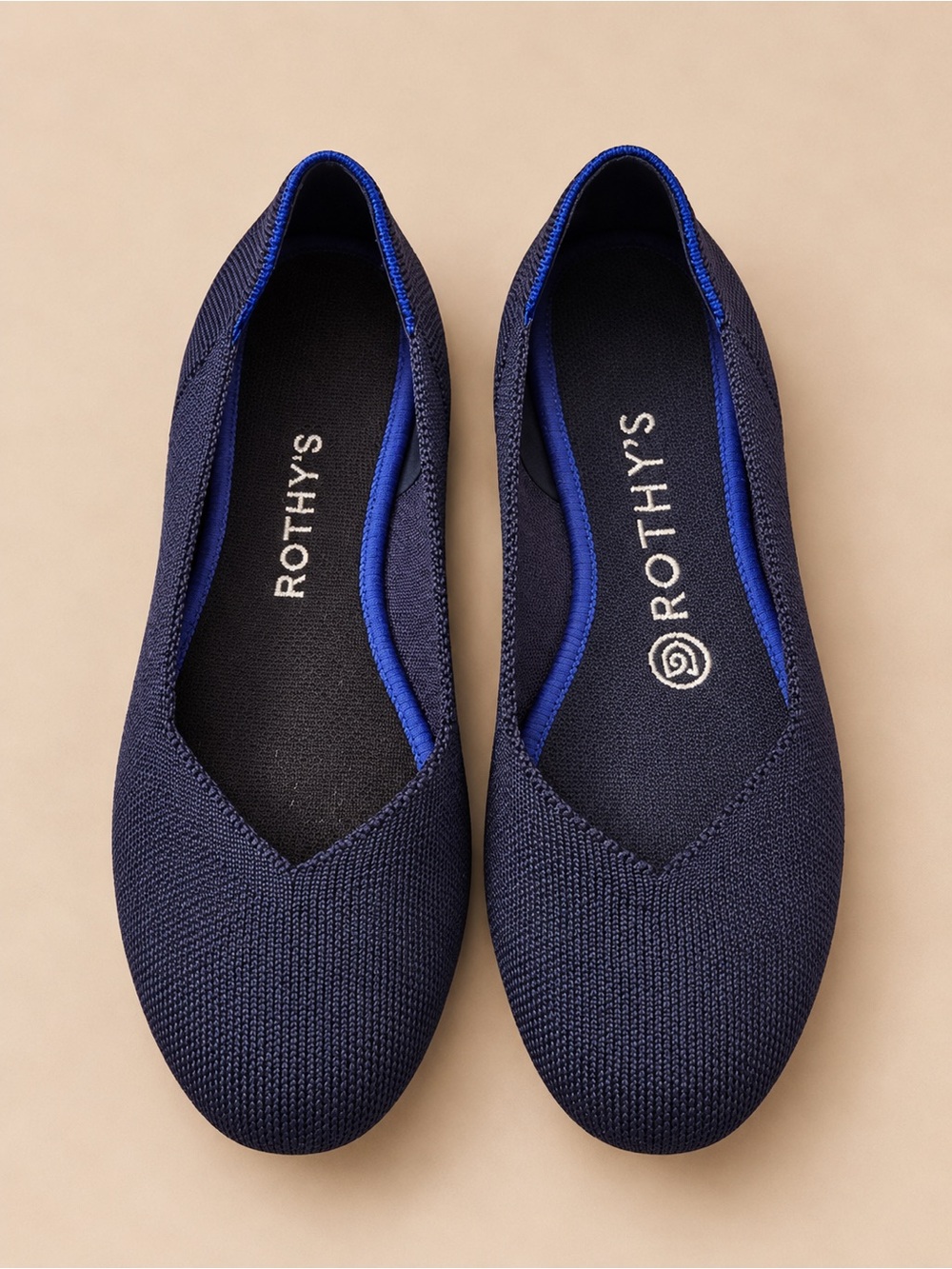 ROTHY’S The Flat in Maritime Navy Blue Size 6